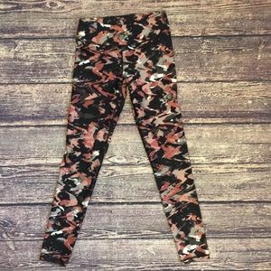 EUC XS Fabletics Powerhold Legging Salar Printed